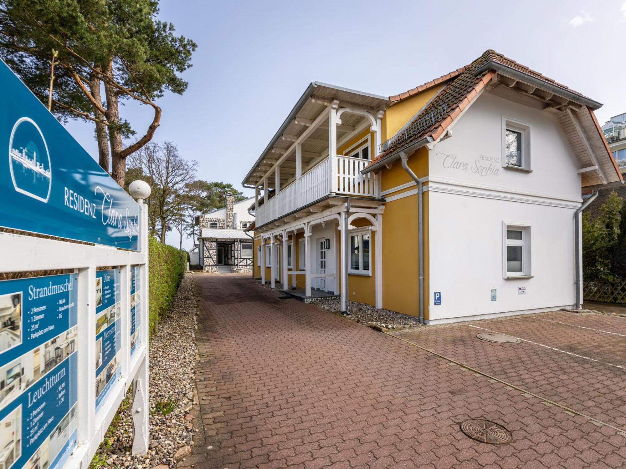 Ferienwohnung Meeresrauschen In Der Residenz Clara Sophia Binz Ngoại thất bức ảnh